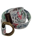 Vorschaubild 2 von Gürtel Stoffgürtel Dance Muster Mehrfarbig Gr. 90 Baumwolle Leder 4 cm