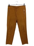 Vorschaubild 1 von Black Label Damen Lederhose Jogpants Braun Gr. 42 W33 XL
