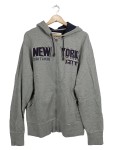 Vorschaubild 1 von Herren Sweatjacke Grau Gr. 50 L York City Kapuze Casual