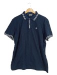 Vorschaubild 1 von Poloshirt Herren Blau Gr. 50 L Kurzarm Casual Baumwolle