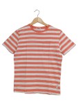 Vorschaubild 1 von Kinder T-Shirt Gr. 152 Orange Gestreift mit Brusttasche