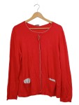 Vorschaubild 1 von Edition Strickjacke Damen Gr. 40 L Rot Baumwolle Cardigan