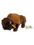 Vorschaubild 1 von Kuscheltier Bison Büffel 044908 Plüschtier Braun 21cm Knopf im Ohr