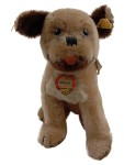 Vorschaubild 1 von Kuscheltier Mopsy Mops Hund Plüschtier Braun Vintage 20cm