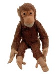 Vorschaubild 1 von Kuscheltier Affe Jocko Braun Vintage 30 cm Plüschtier Stofftier