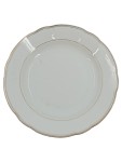 Vorschaubild 1 von Essteller Teller Porzellan Weiß Goldrand 23, 5 cm Klassisch