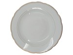 Vorschaubild 1 von Essteller Feston Porzellan Weiß Goldrand 23, 5 cm Klassisch