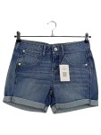 Vorschaubild 1 von NEO Label Damen Jeans Shorts Kurze Hose Blau W27 Gr. 36 S