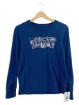 Vorschaubild 1 von Kinder Sweatshirt Pullover Blau Gr. 164 Logo-Print Casual