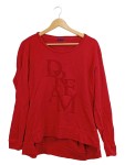 Vorschaubild 1 von Damen Sweatshirt Pullover Rot Gr. 40 L Prägung Dream Casual