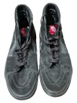 Vorschaubild 3 von High-Top Sneaker Herren Gr. 42 Schwarz Kunststoff Schnürung Streetwear Uni