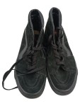 Vorschaubild 2 von High-Top Sneaker Herren Gr. 42 Schwarz Kunststoff Schnürung Streetwear Uni