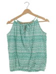Vorschaubild 1 von Damen Top Gr. 40 L Grün Geometrisch Casual