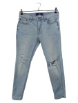 Vorschaubild 1 von Super Skinny Jeans Herren W32 L30 Blau Destroyed Stretch