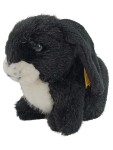 Vorschaubild 1 von Kuscheltier Hase Schwarz Plüschtier Kaninchen Knopf im Ohr