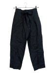 Vorschaubild 1 von Damen Stoffhose Schwarz Gr. 36 Casual Cropped Bindegürtel