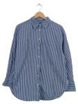 Vorschaubild 1 von Damen Hemdbluse Gr. 36 Blau Gestreift Business Baumwolle