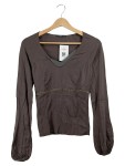 Vorschaubild 1 von Pullover Damen Gr. 36 S Braun Langarm V-Ausschnitt Kaschmir-Anteil