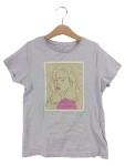 Vorschaubild 1 von T-Shirt Gr. 134 Lila Casual Print With Love Kurzarm Kinder