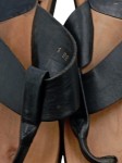 Vorschaubild 5 von Zehentrenner Damen Gr. 38 Schwarz Leder Ohne Verschluss Casual Freizeit