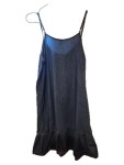 Vorschaubild 3 von Jeanskleid Damen Sommerkleid Blau Gr. 40, L Casual Baumwolle