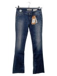Vorschaubild 1 von Bootcut Jeans Damen Blau Gr. W26/34/XS Baumwolle Uni Casual Freizeit L31