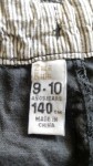 Vorschaubild 4 von Kids Cargohose Kinder Grau Gr. 140 Leinen Freizeithose