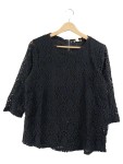Vorschaubild 1 von Damen Spitzenbluse Bluse Gr. 40 Schwarz Spitze 3, 4-Arm Elegant