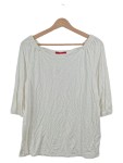 Vorschaubild 1 von Damen Bluse Weiß Gr. 38 M Basic 3, 4-Arm Freizeit