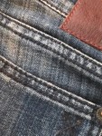 Vorschaubild 6 von Bootcut Jeans Damen Blau Gr. W26/34/XS Baumwolle Uni Casual Freizeit L31