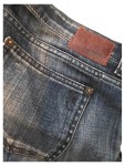 Vorschaubild 3 von Bootcut Jeans Damen Blau Gr. W26/34/XS Baumwolle Uni Casual Freizeit L31