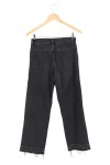 Vorschaubild 2 von Damen Jeans Straight Leg W27/36/S Schwarz Nieten Fransen Streetwear