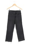 Vorschaubild 1 von Damen Jeans Straight Leg W27/36/S Schwarz Nieten Fransen Streetwear