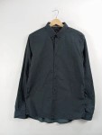 Vorschaubild 4 von Business Hemd Herren Gr. 48 M Schwarz Gepunktet Langarm Baumwolle