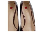 Vorschaubild 4 von Damen Pumps Lackleder Braun Gr 39 High Heels Plateau Elegant