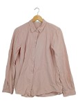 Vorschaubild 1 von Damen Hemdbluse Rosa Gr. 40 L Langarm Baumwolle Klassisch
