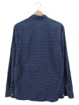 Vorschaubild 2 von Herren Freizeithemd Blau Geometrisch Gr. 48 M Langarm Casual
