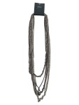 Vorschaubild 1 von Selection Halskette Mehrreihig Damen Silber Edelstahl 76 cm Modern