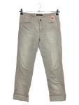 Vorschaubild 1 von Damen Jeans Straight Leg Beige Gr. 38 W29 Herz-Applikation