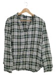 Vorschaubild 1 von Hemdbluse Damen Gr. 44 XXL Mehrfarbig Kariert Viskose Rüschenkragen