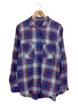 Vorschaubild 1 von Hemdbluse Damen Gr. 42 XL Mehrfarbig Kariert Baumwolle Langarm