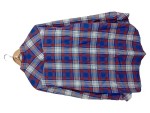 Vorschaubild 2 von Hemdbluse Damen Gr. 42 XL Mehrfarbig Kariert Baumwolle Langarm