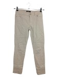 Vorschaubild 1 von Damen Stoffhose Beige Gr. 34 W26 Spitze Fransen