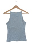 Vorschaubild 1 von Damen Top Blau Gr. 36 S Basic Trägertop Baumwolle