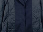 Vorschaubild 4 von Steppmantel Damen Blau Gr. 42/XL Leinen Polyester Uni Klassisch Alltag
