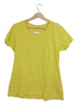 Vorschaubild 1 von Damen T-Shirt Gr. 44 XXL Gelb Kurzarm Basic Baumwolle