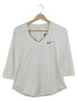 Vorschaubild 1 von Sport Shirt Damen Gr. 38 M Weiß 3, 4-Arm V-Ausschnitt Sportlich