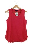 Vorschaubild 1 von Damen Top mit Pompon-Saum Rot Gr. 36 S