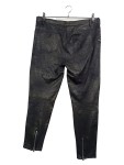 Vorschaubild 2 von Damen Lederhose Bikerhose Schwarz Gr. 40 L Reißverschluss