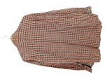 Vorschaubild 2 von Herren Freizeithemd Kariert Orange Langarm Gr. 54 XXL